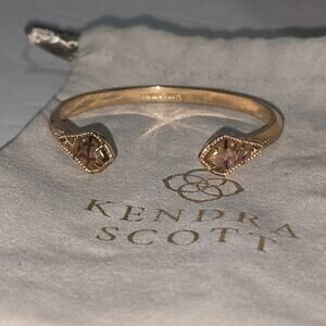 Kendra Scott Arden Lianna Gold Station Cuff Bracelet